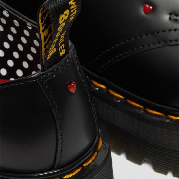 Dr. Martens 1461 BETTY BOOP LEATHER PLATFORM SHOES - Picture 9 of 15